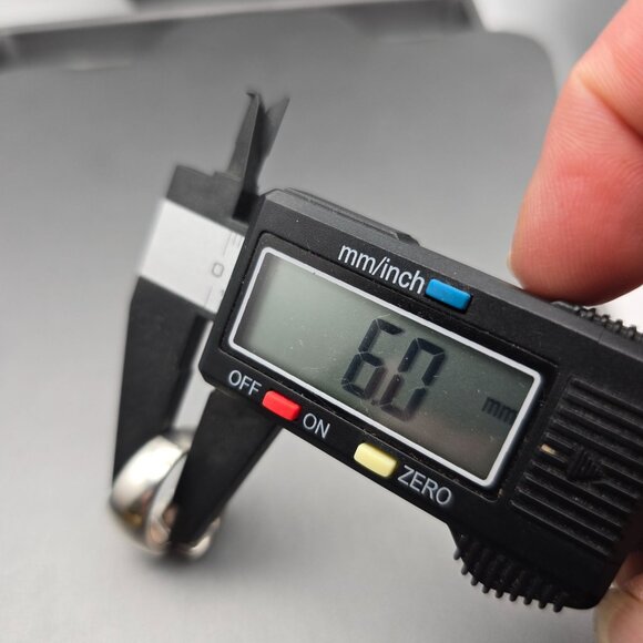 Sterling Silver 925 Modernist Bypass 6mm Band Ring Size 8 6.9g - Picture 6 of 8